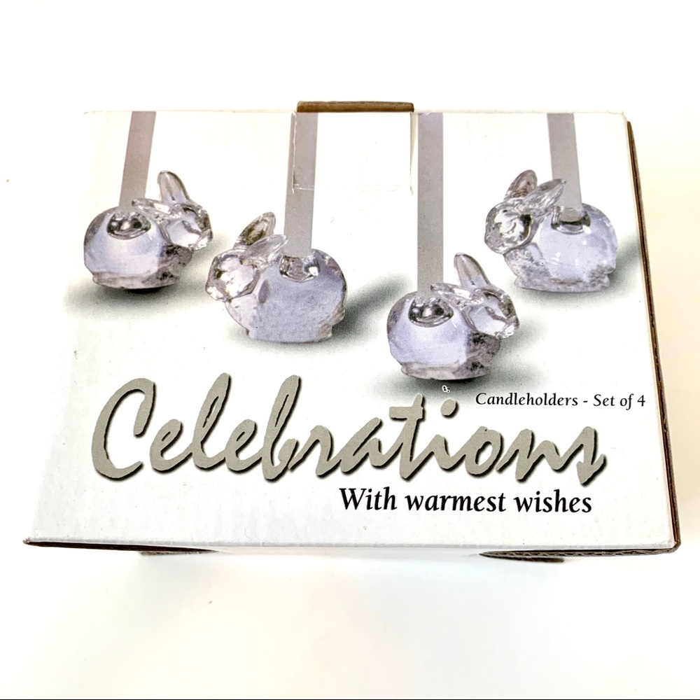 Crystal Clear Industries Candleholders